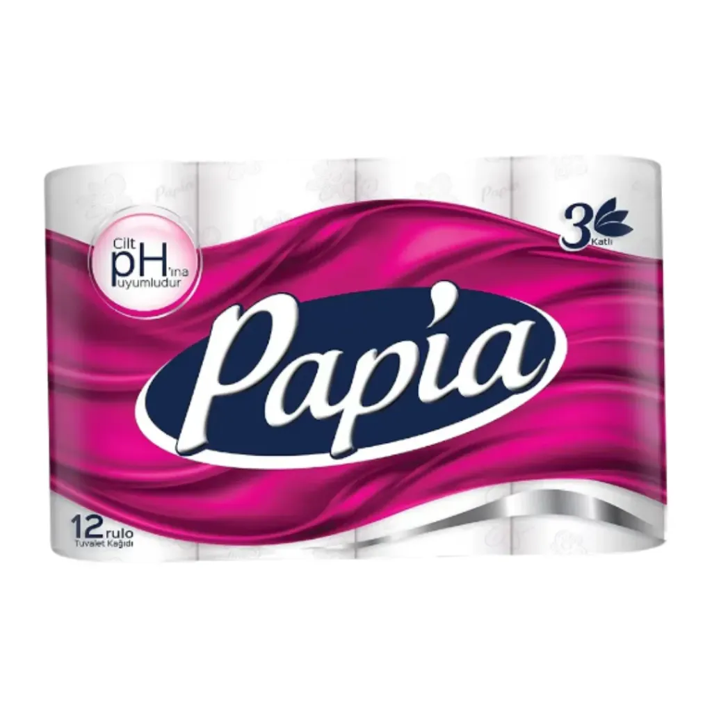 [50005175] Papia Toilettenpapier 3 Lagig 24 Rollen