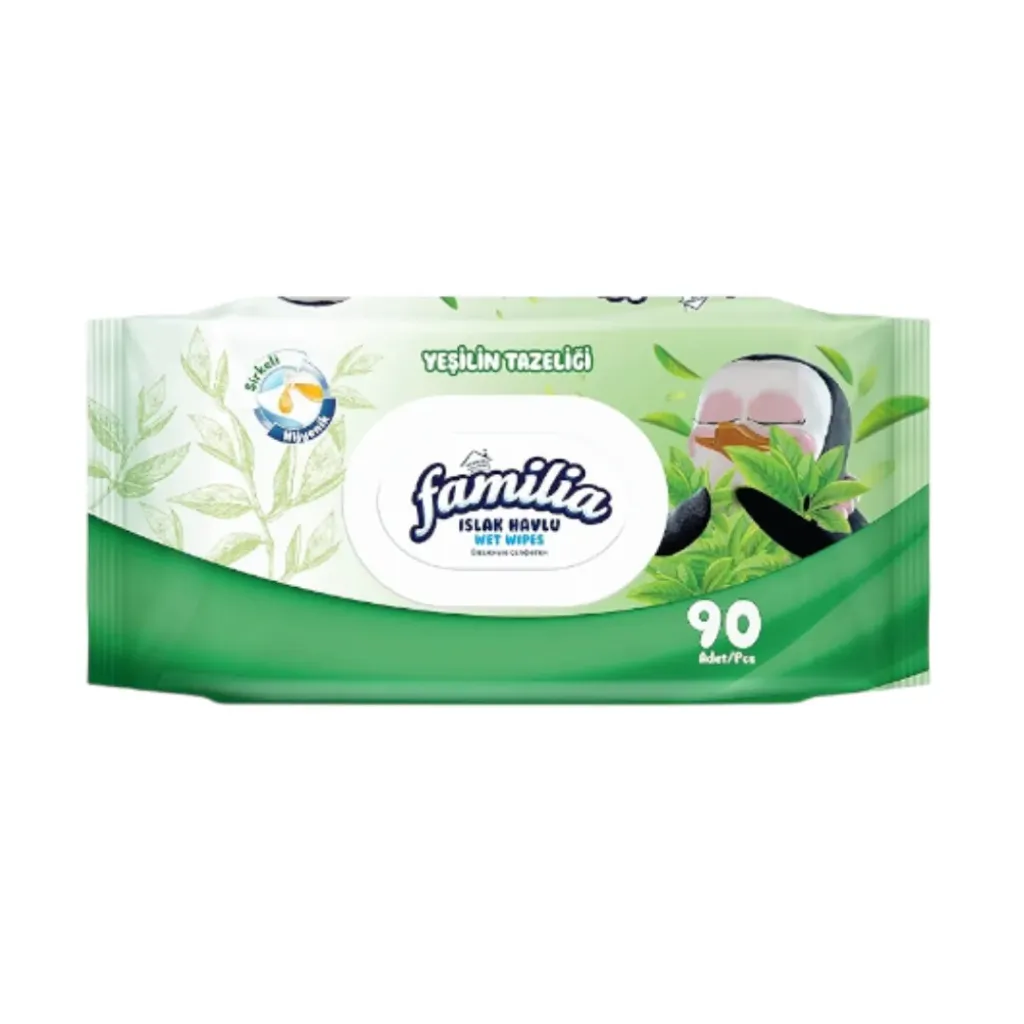 [50003495] Familia Feuchttücher Frische Grün 90 Stk