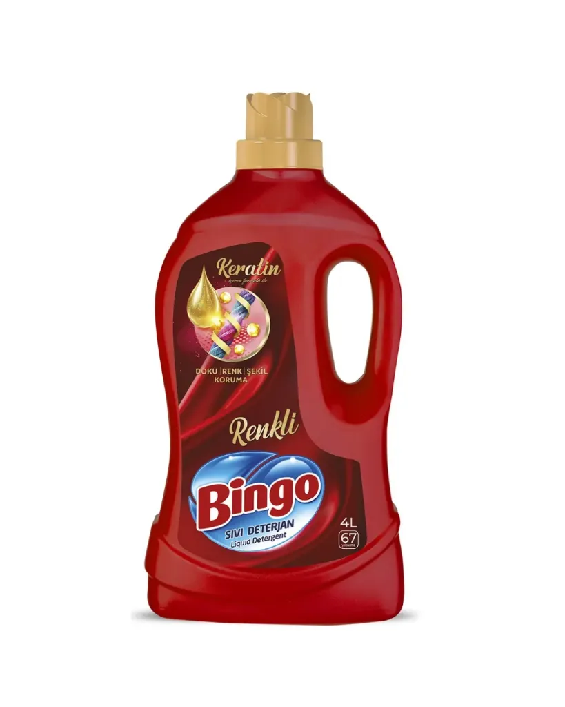 Bingo Colorwaschmittel flüssig für Buntwäsche 4LX4
