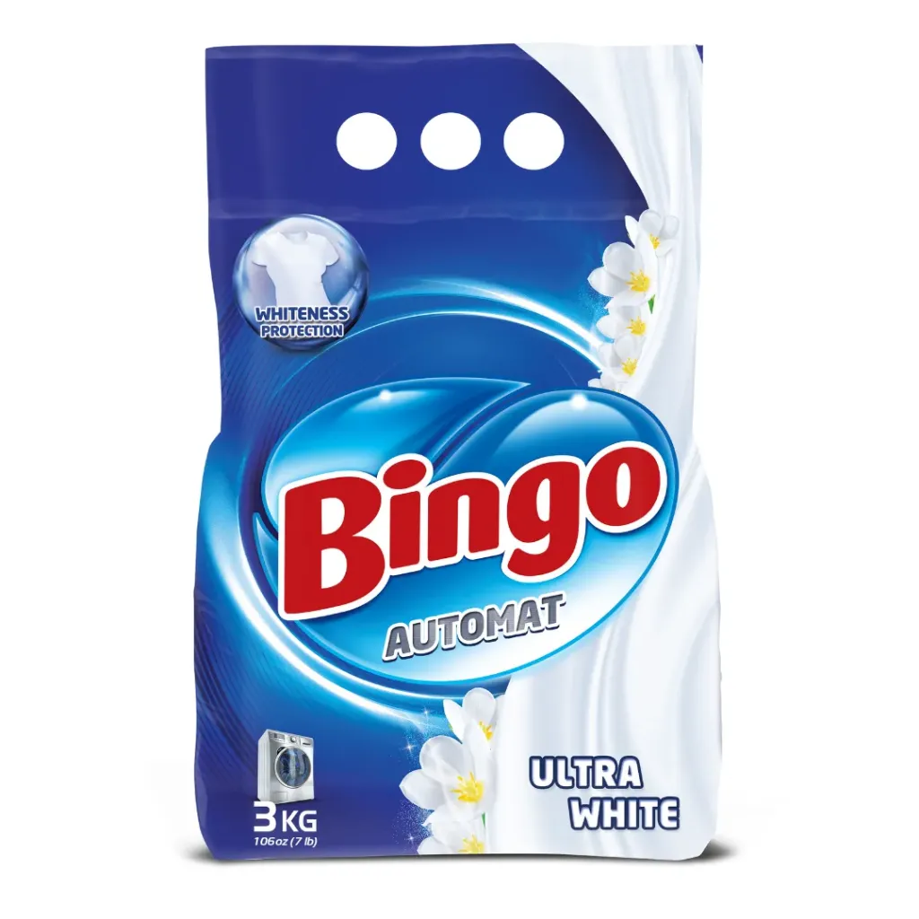 Bingo Waschmittel Pulver Ultra Weiss 3 Kg