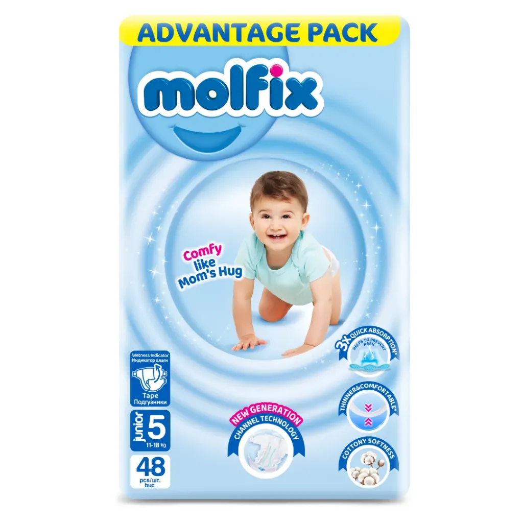 Molfix Babywindeln Junior 5 11-18 kg 48X3
