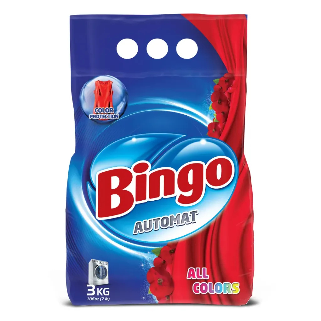 Bingo Waschmittel Pulver für Alle Farben 3 kg