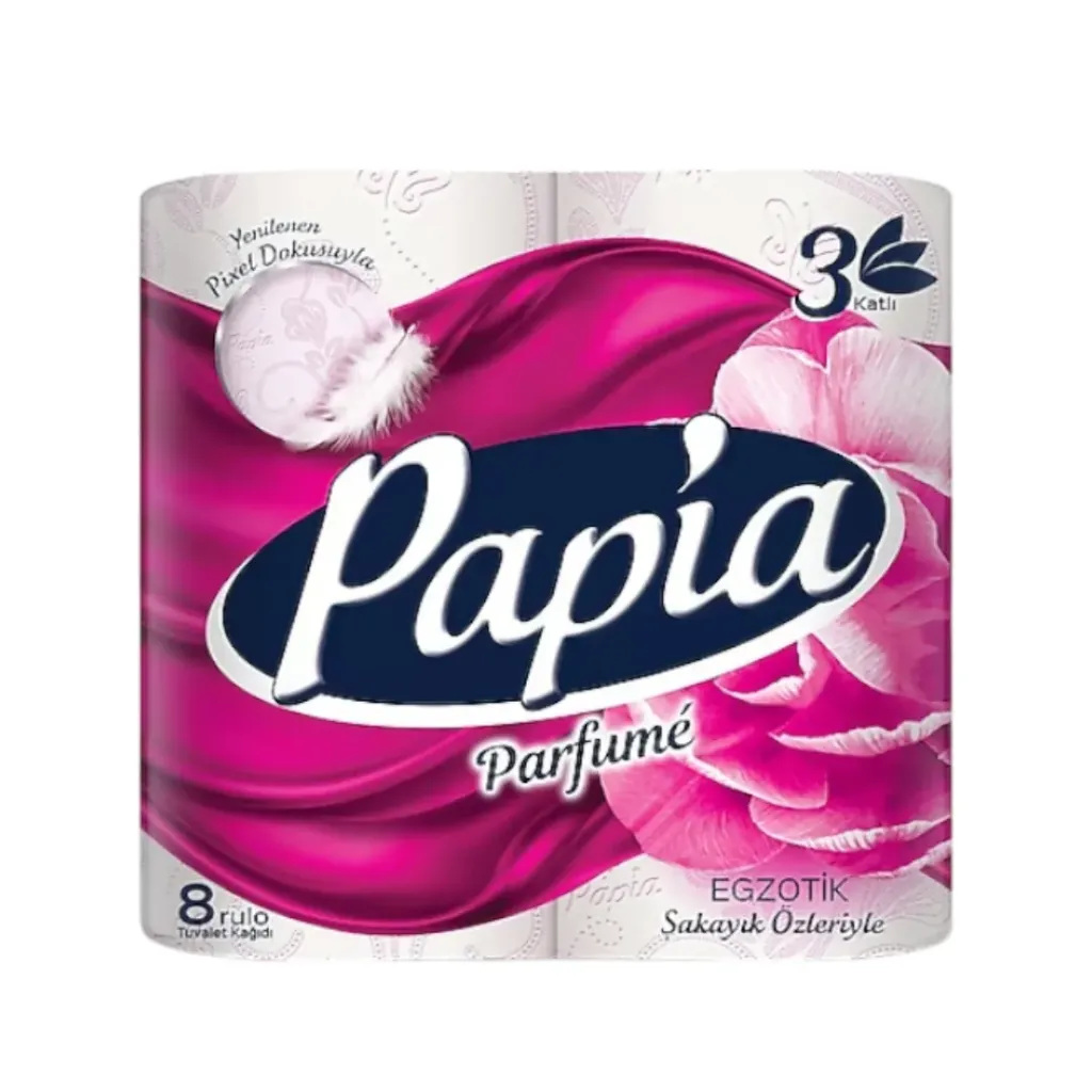 [50000292] Papia Toilettenpapier mit Parfüm 8X6