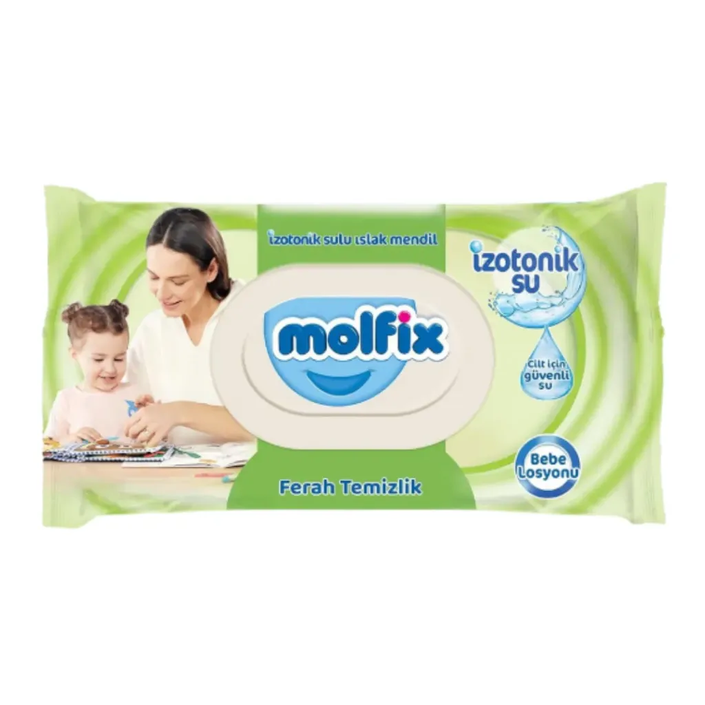 [50005086] Molfix Baby Feuchttücher Frische Reinigung mit isotonischem Wasser 60 St