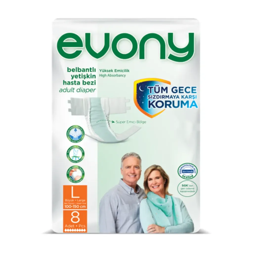 Evony Windel für Erwachsene Size Gross 8 St